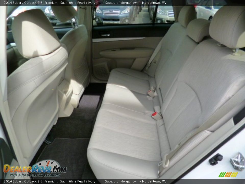 2014 Subaru Outback 2.5i Premium Satin White Pearl / Ivory Photo #13