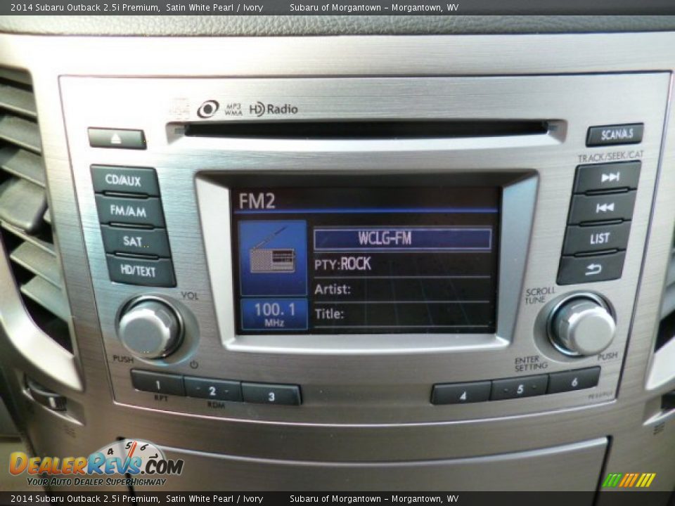 2014 Subaru Outback 2.5i Premium Satin White Pearl / Ivory Photo #19