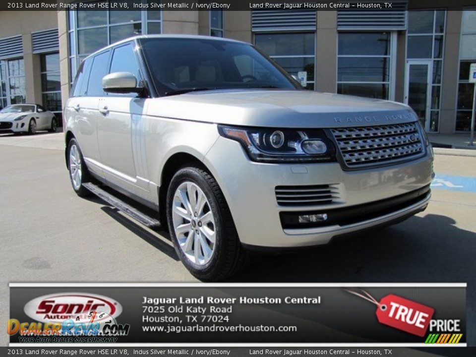 2013 Land Rover Range Rover HSE LR V8 Indus Silver Metallic / Ivory/Ebony Photo #1