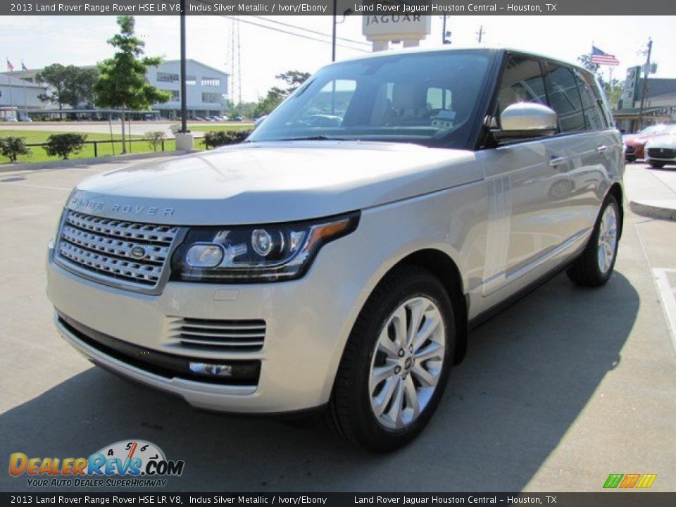 2013 Land Rover Range Rover HSE LR V8 Indus Silver Metallic / Ivory/Ebony Photo #5