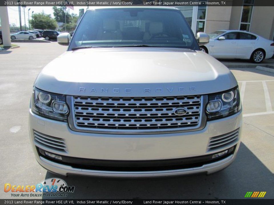 2013 Land Rover Range Rover HSE LR V8 Indus Silver Metallic / Ivory/Ebony Photo #6