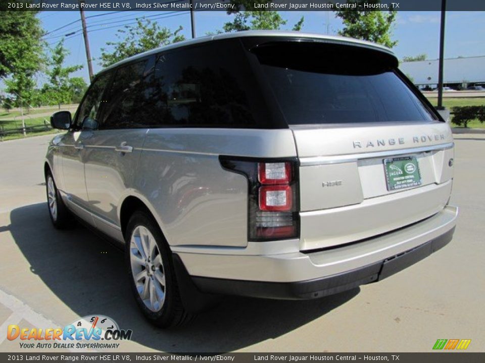 2013 Land Rover Range Rover HSE LR V8 Indus Silver Metallic / Ivory/Ebony Photo #8