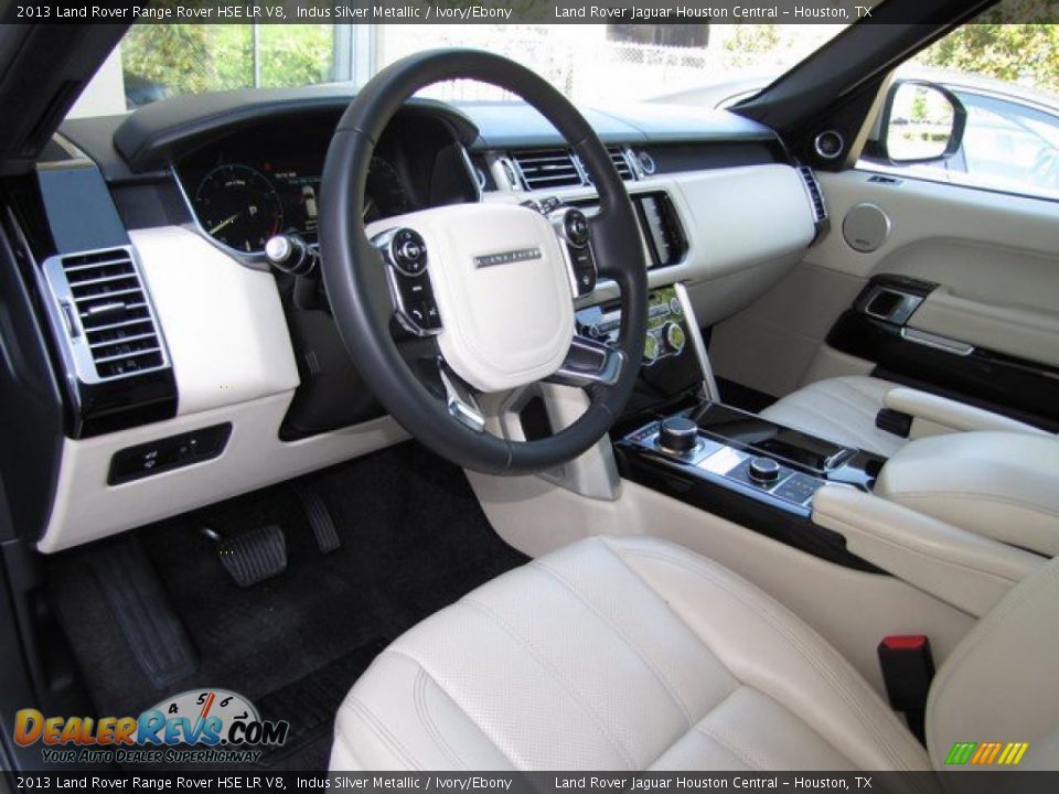 Ivory/Ebony Interior - 2013 Land Rover Range Rover HSE LR V8 Photo #12
