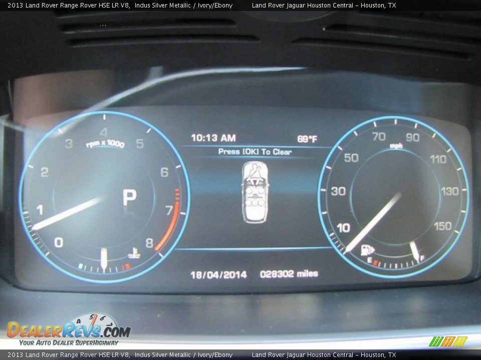 2013 Land Rover Range Rover HSE LR V8 Gauges Photo #15