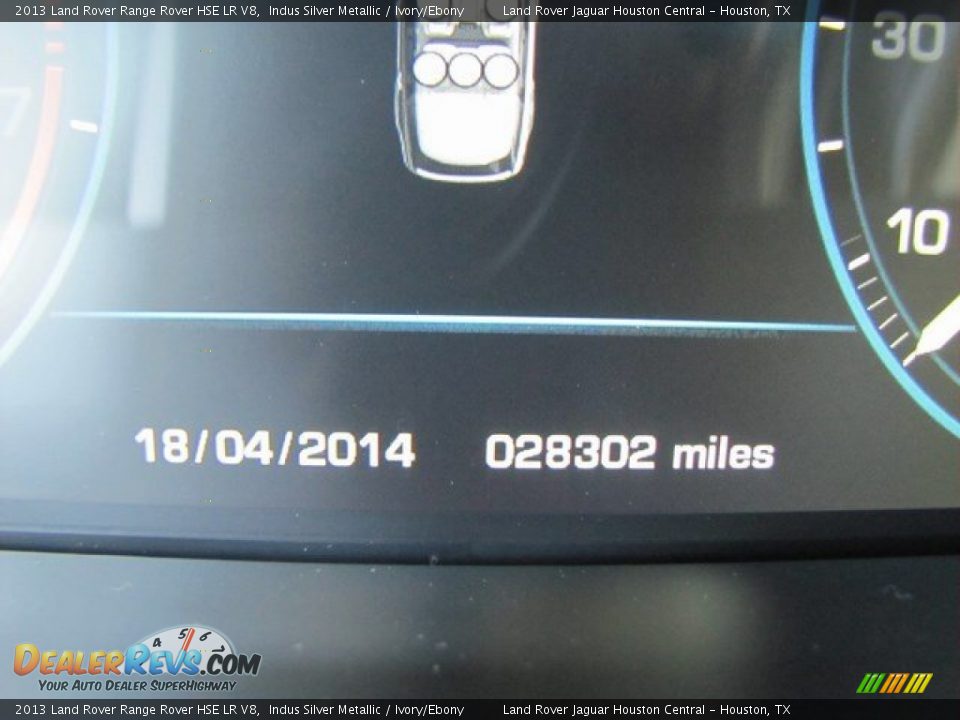 2013 Land Rover Range Rover HSE LR V8 Indus Silver Metallic / Ivory/Ebony Photo #16