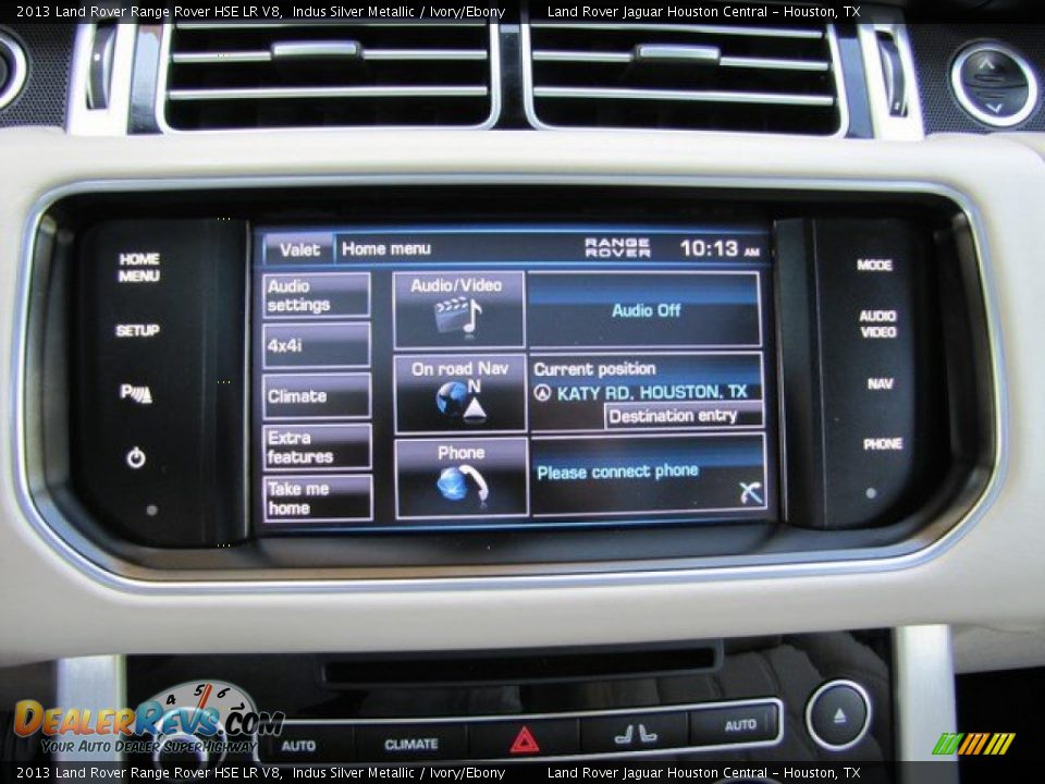 2013 Land Rover Range Rover HSE LR V8 Indus Silver Metallic / Ivory/Ebony Photo #17