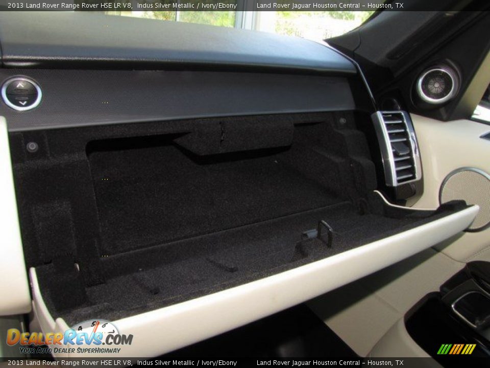 2013 Land Rover Range Rover HSE LR V8 Indus Silver Metallic / Ivory/Ebony Photo #25
