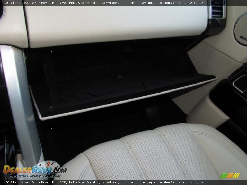 2013 Land Rover Range Rover HSE LR V8 Indus Silver Metallic / Ivory/Ebony Photo #26