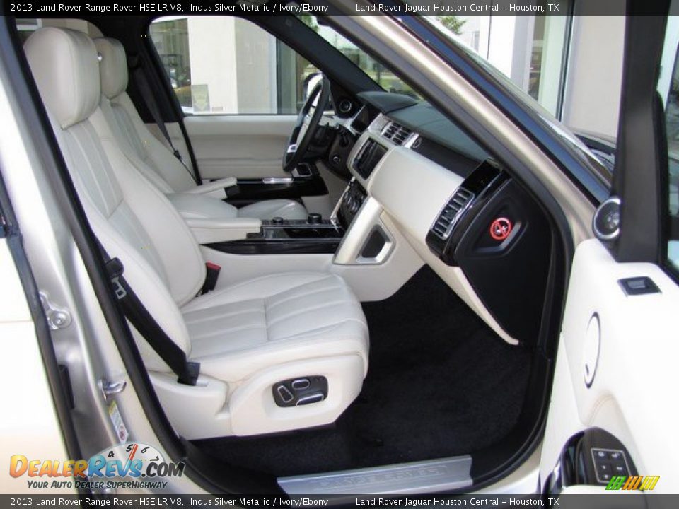 2013 Land Rover Range Rover HSE LR V8 Indus Silver Metallic / Ivory/Ebony Photo #31