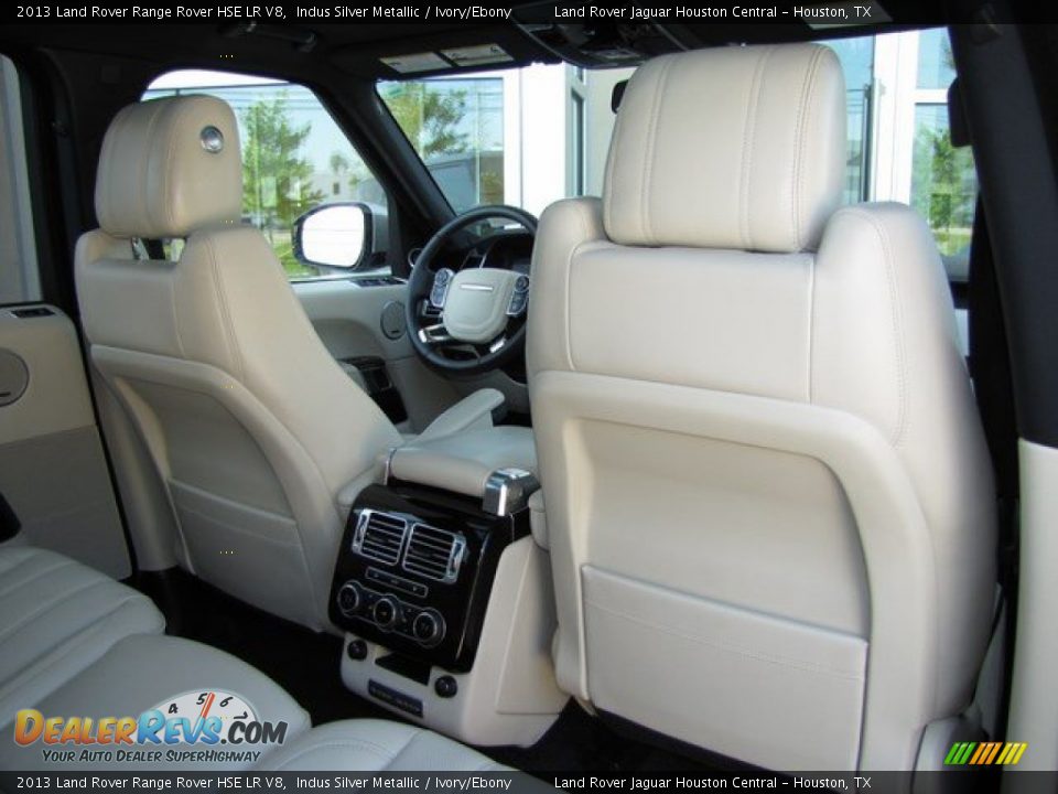 2013 Land Rover Range Rover HSE LR V8 Indus Silver Metallic / Ivory/Ebony Photo #35