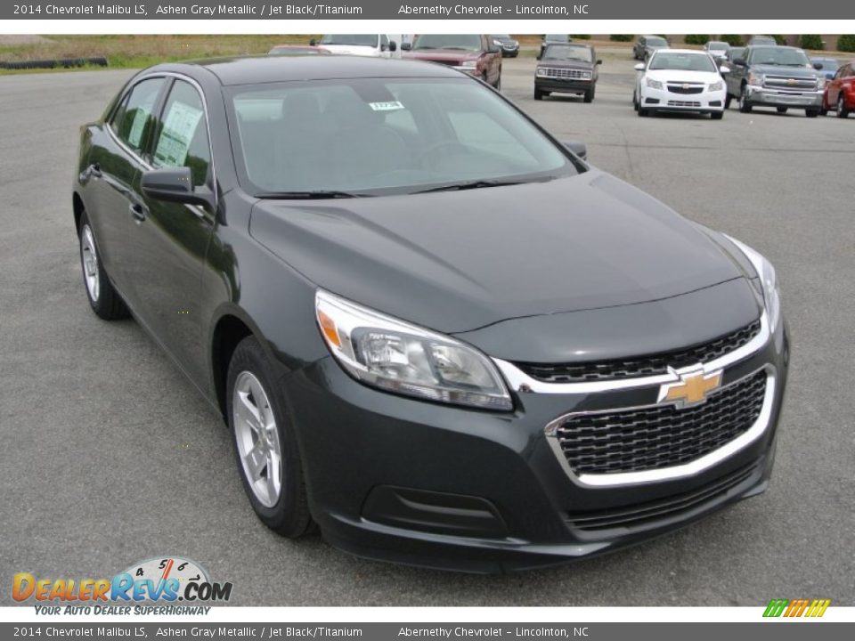 2014 Chevrolet Malibu LS Ashen Gray Metallic / Jet Black/Titanium Photo #1