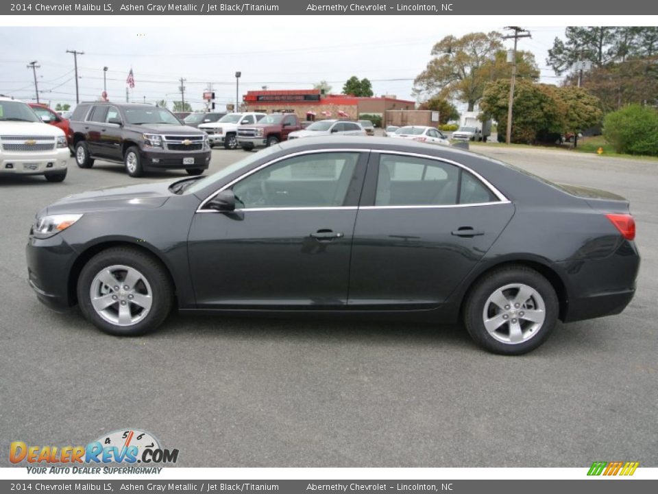 2014 Chevrolet Malibu LS Ashen Gray Metallic / Jet Black/Titanium Photo #3