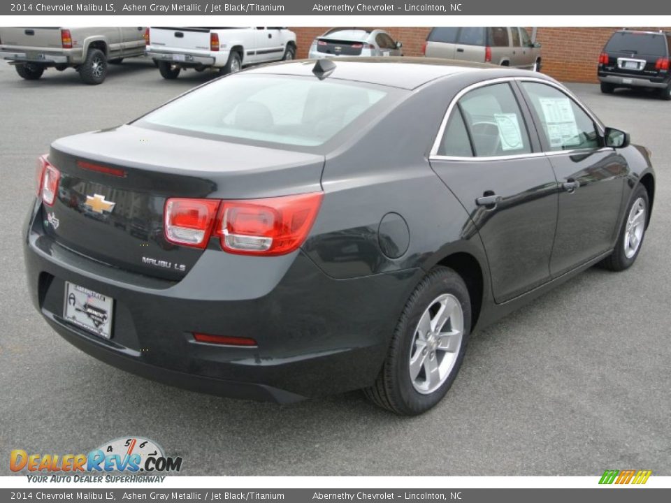 2014 Chevrolet Malibu LS Ashen Gray Metallic / Jet Black/Titanium Photo #5