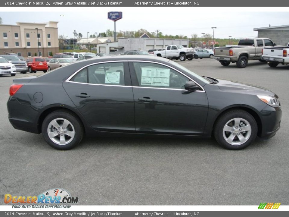 2014 Chevrolet Malibu LS Ashen Gray Metallic / Jet Black/Titanium Photo #6