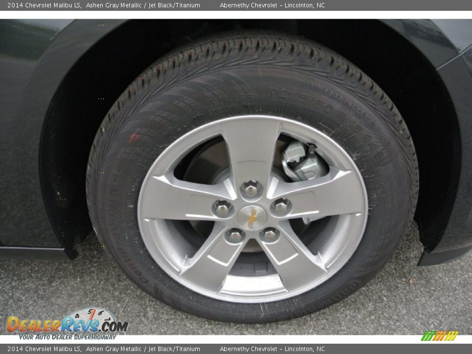 2014 Chevrolet Malibu LS Ashen Gray Metallic / Jet Black/Titanium Photo #19