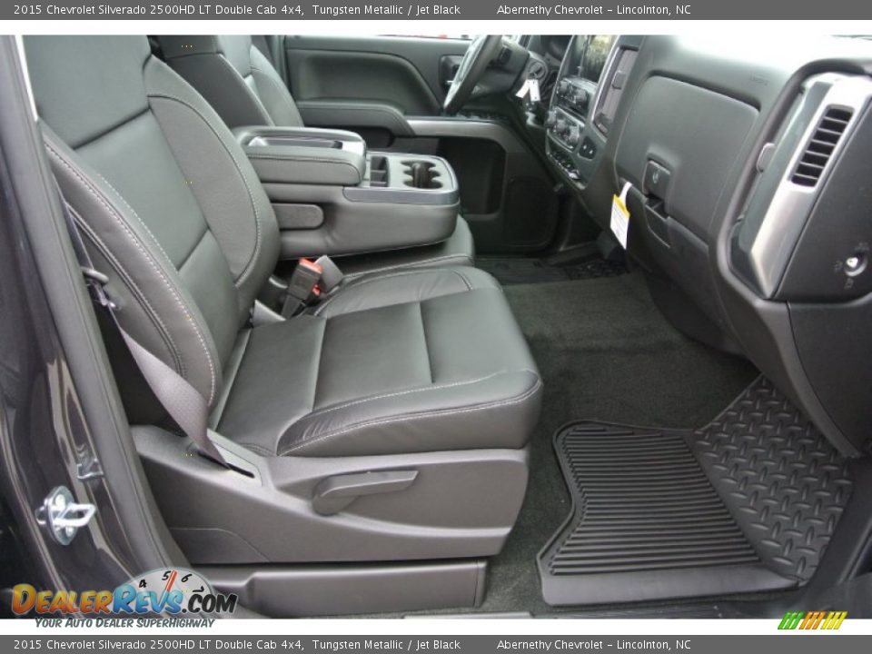 2015 Chevrolet Silverado 2500HD LT Double Cab 4x4 Tungsten Metallic / Jet Black Photo #17