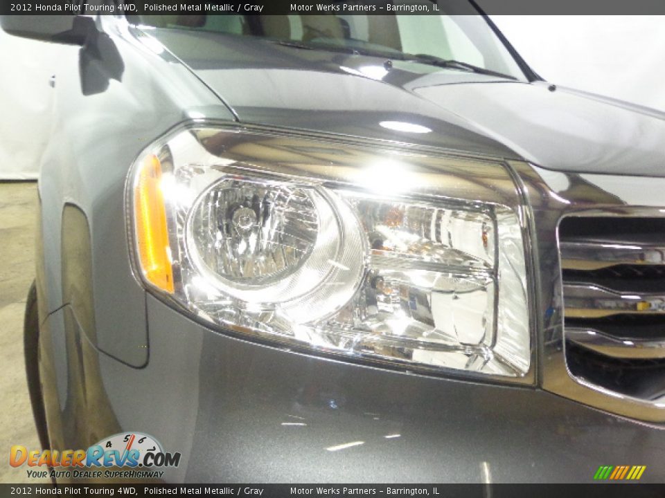 2012 Honda Pilot Touring 4WD Polished Metal Metallic / Gray Photo #5