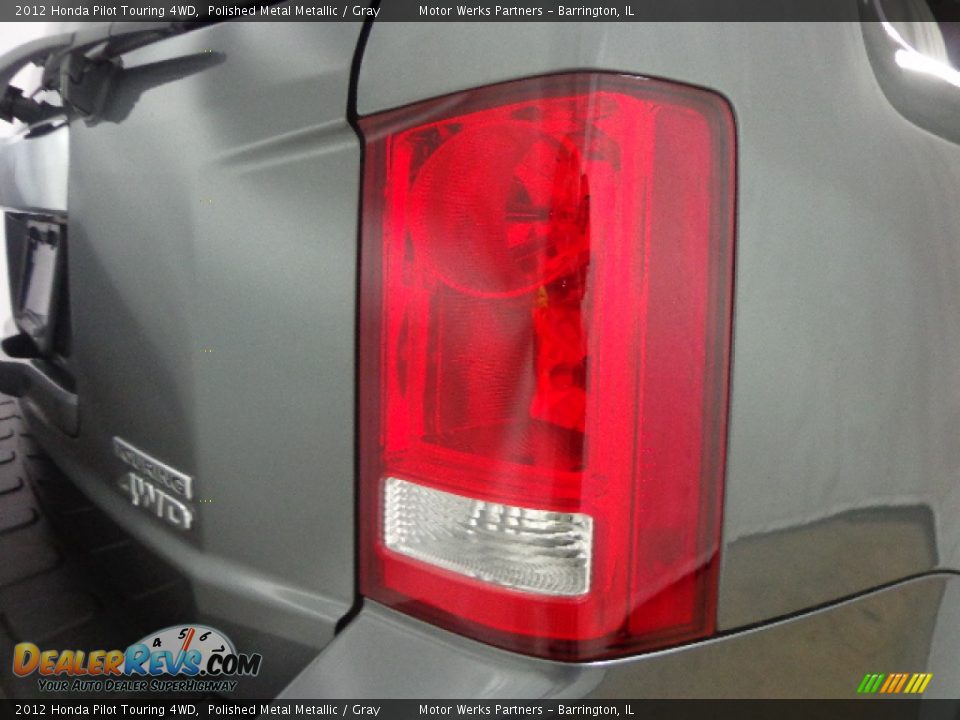 2012 Honda Pilot Touring 4WD Polished Metal Metallic / Gray Photo #16