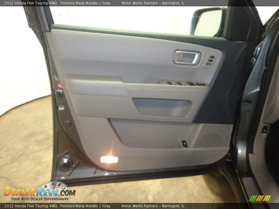 2012 Honda Pilot Touring 4WD Polished Metal Metallic / Gray Photo #20
