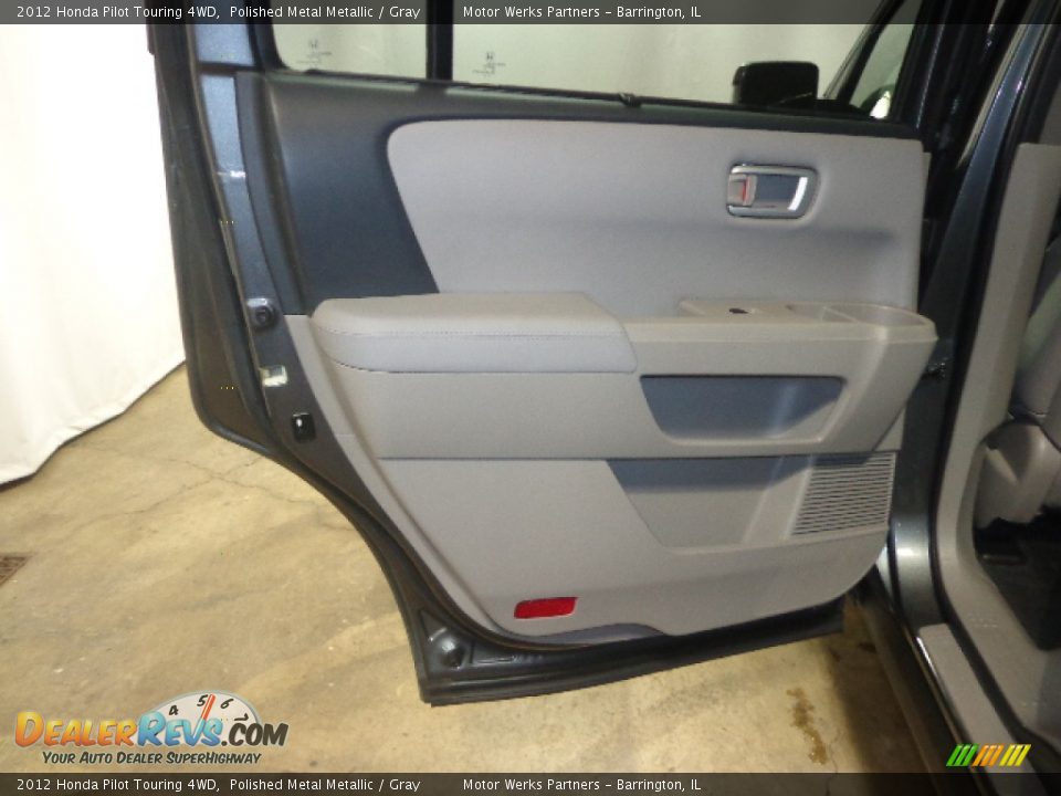 2012 Honda Pilot Touring 4WD Polished Metal Metallic / Gray Photo #26