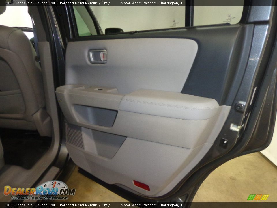 2012 Honda Pilot Touring 4WD Polished Metal Metallic / Gray Photo #29