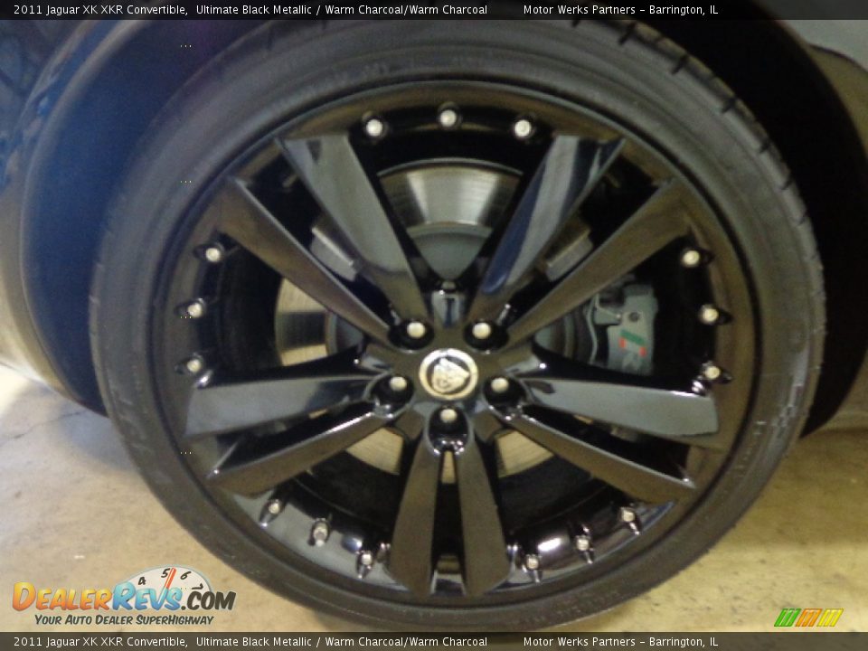 2011 Jaguar XK XKR Convertible Ultimate Black Metallic / Warm Charcoal/Warm Charcoal Photo #7
