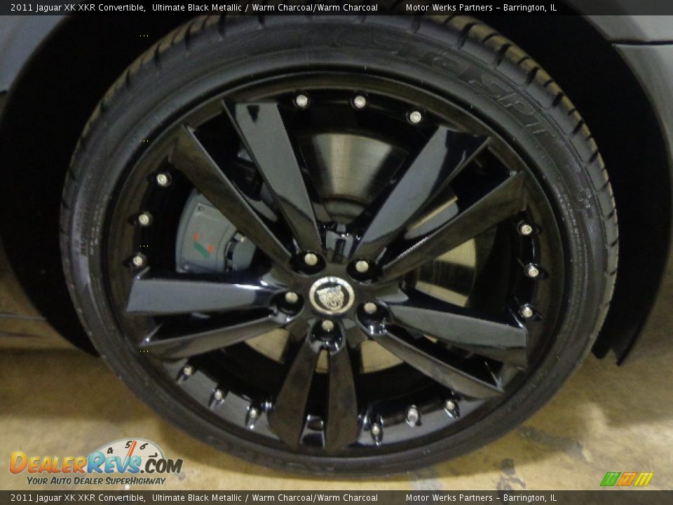 2011 Jaguar XK XKR Convertible Ultimate Black Metallic / Warm Charcoal/Warm Charcoal Photo #8
