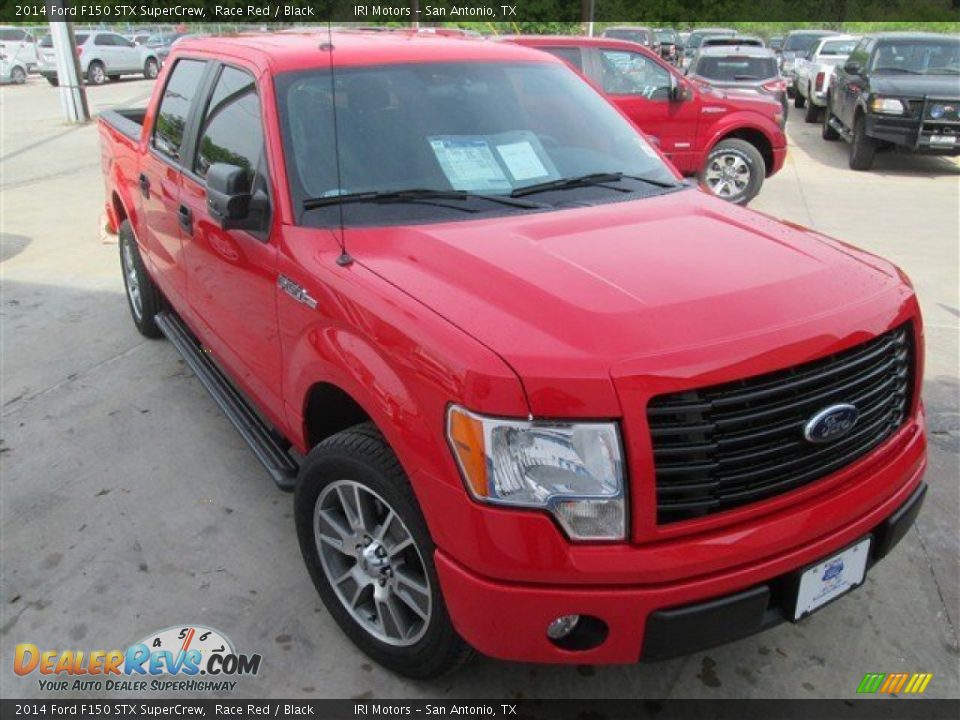 2014 Ford F150 STX SuperCrew Race Red / Black Photo #6