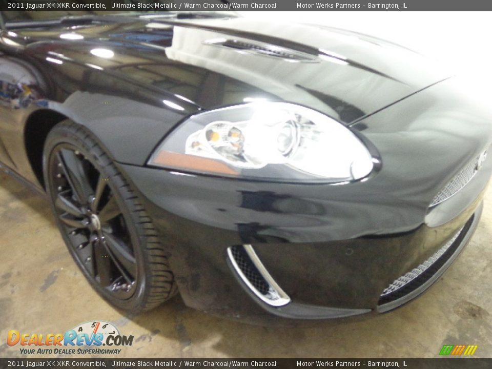 2011 Jaguar XK XKR Convertible Ultimate Black Metallic / Warm Charcoal/Warm Charcoal Photo #9