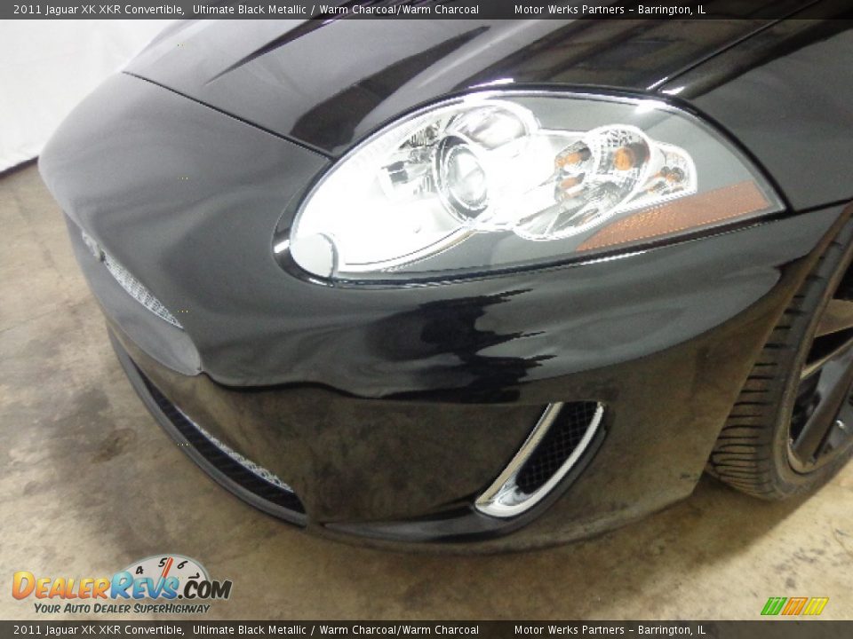 2011 Jaguar XK XKR Convertible Ultimate Black Metallic / Warm Charcoal/Warm Charcoal Photo #10