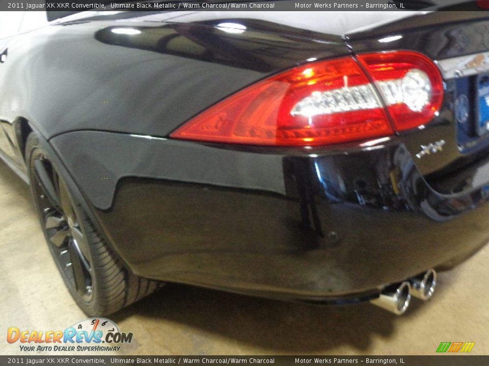 2011 Jaguar XK XKR Convertible Ultimate Black Metallic / Warm Charcoal/Warm Charcoal Photo #13