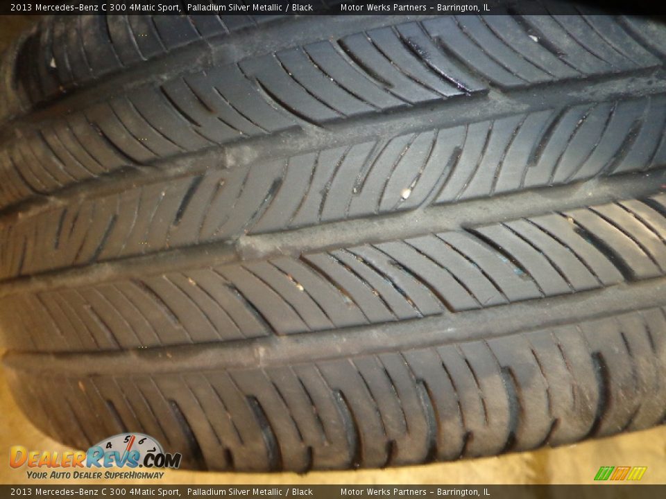 2013 Mercedes-Benz C 300 4Matic Sport Palladium Silver Metallic / Black Photo #6