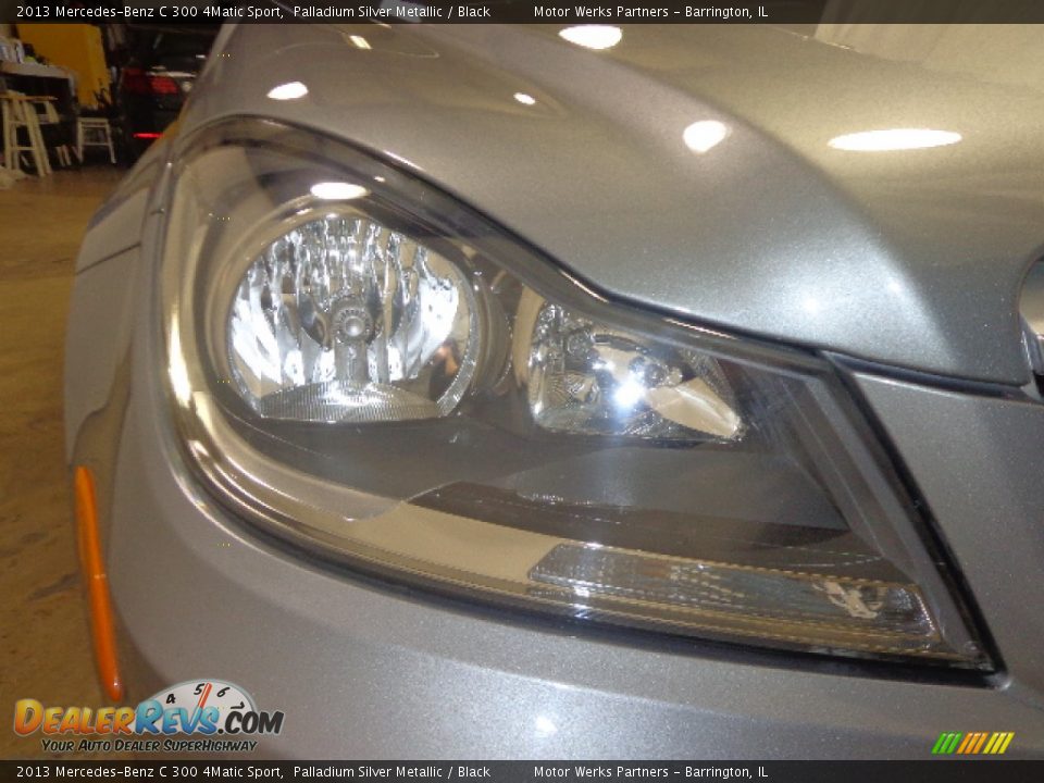 2013 Mercedes-Benz C 300 4Matic Sport Palladium Silver Metallic / Black Photo #11