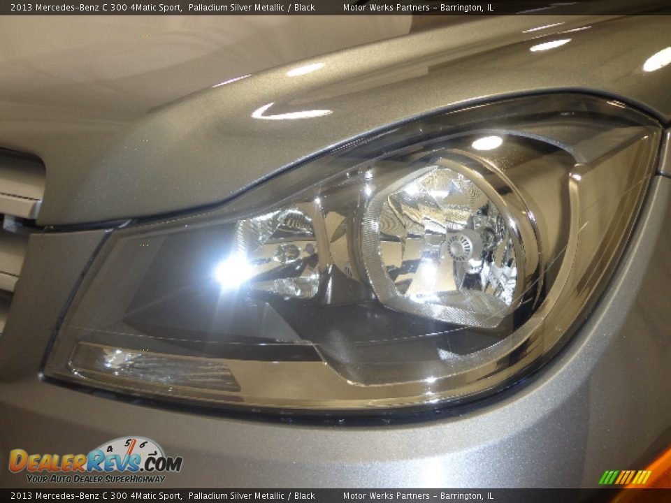 2013 Mercedes-Benz C 300 4Matic Sport Palladium Silver Metallic / Black Photo #12