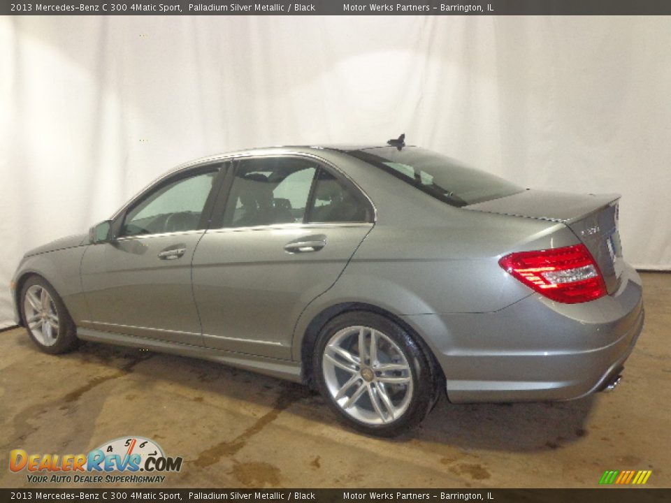 2013 Mercedes-Benz C 300 4Matic Sport Palladium Silver Metallic / Black Photo #15