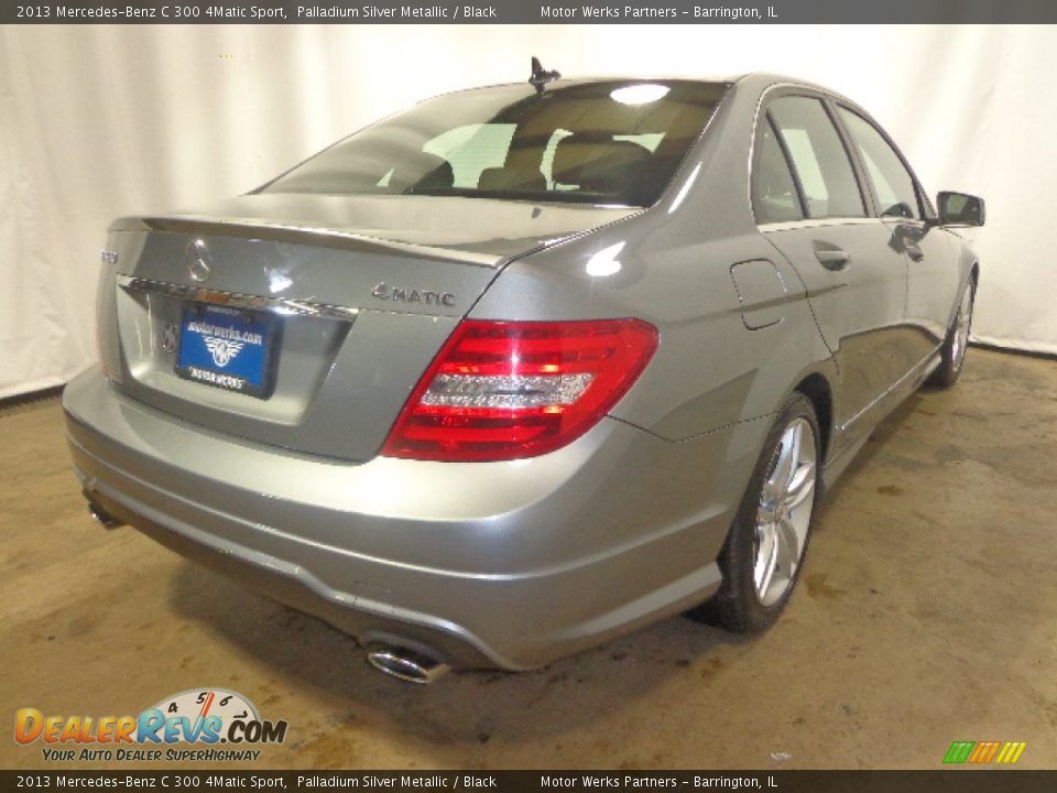 2013 Mercedes-Benz C 300 4Matic Sport Palladium Silver Metallic / Black Photo #18