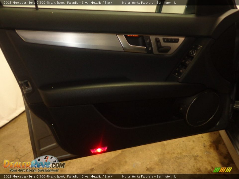 2013 Mercedes-Benz C 300 4Matic Sport Palladium Silver Metallic / Black Photo #23