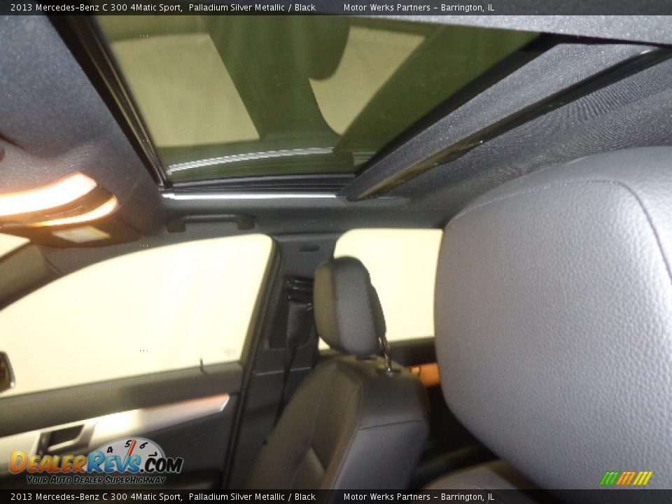 2013 Mercedes-Benz C 300 4Matic Sport Palladium Silver Metallic / Black Photo #26