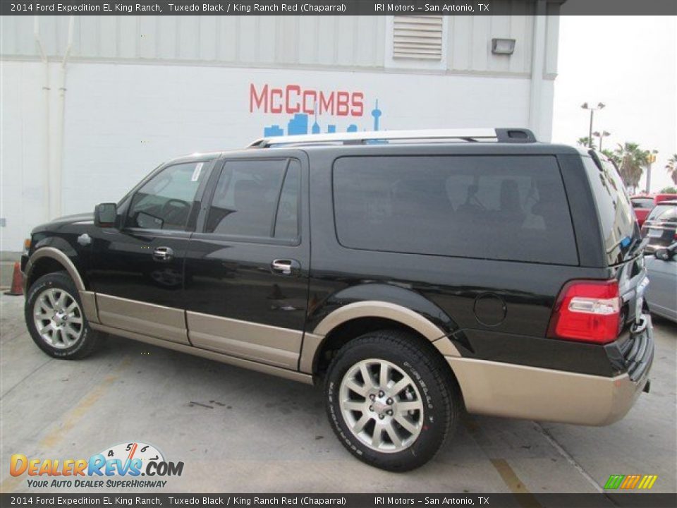 2014 Ford Expedition EL King Ranch Tuxedo Black / King Ranch Red (Chaparral) Photo #1