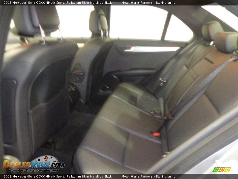 2013 Mercedes-Benz C 300 4Matic Sport Palladium Silver Metallic / Black Photo #30