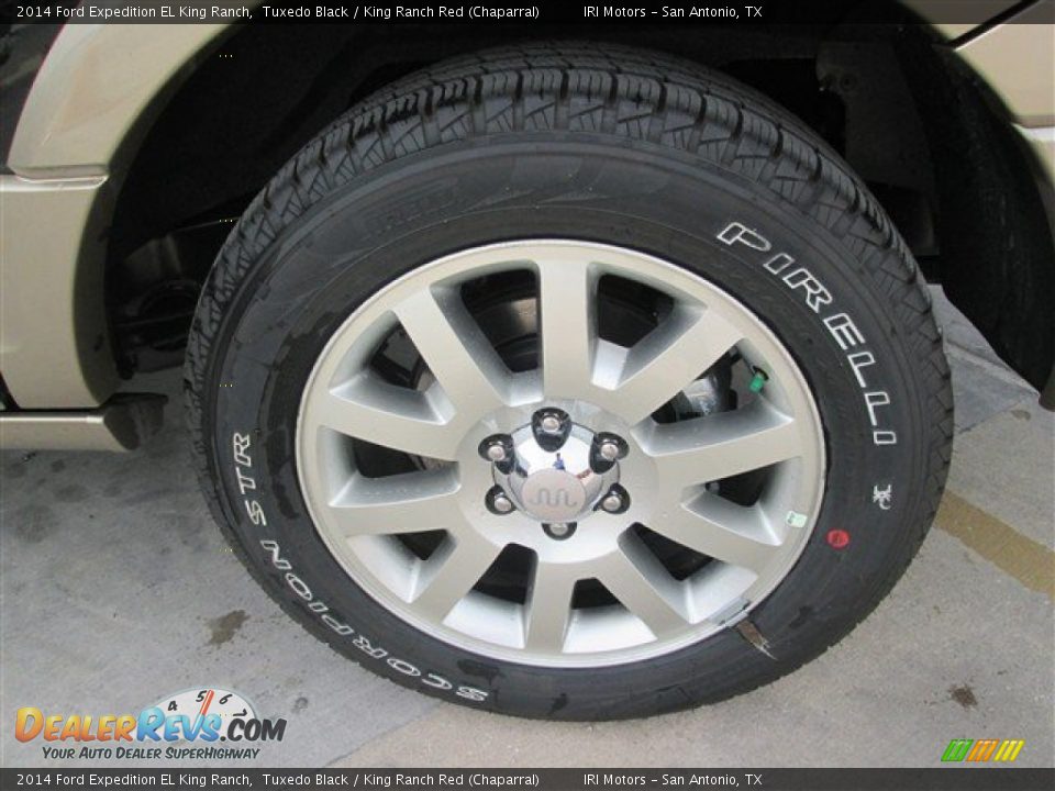 2014 Ford Expedition EL King Ranch Tuxedo Black / King Ranch Red (Chaparral) Photo #2