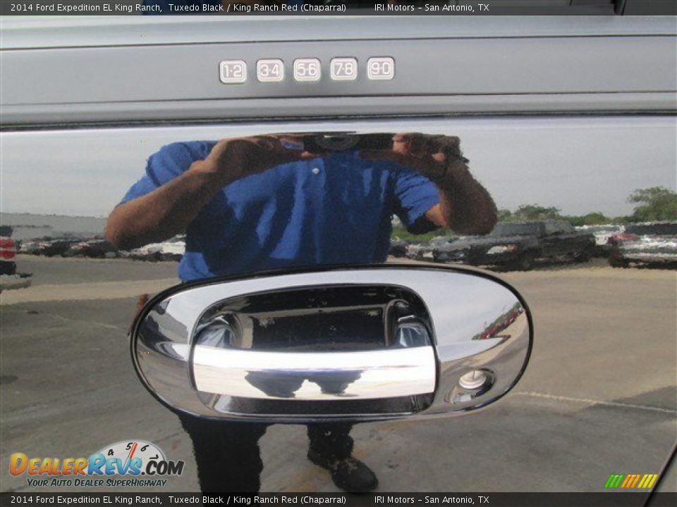 2014 Ford Expedition EL King Ranch Tuxedo Black / King Ranch Red (Chaparral) Photo #8
