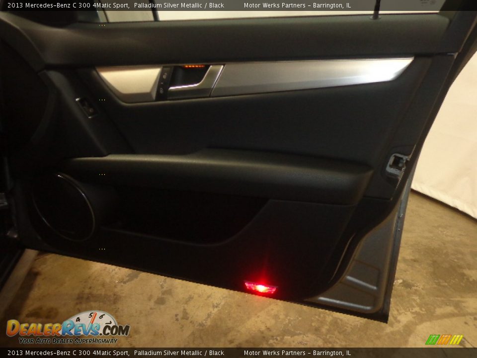 2013 Mercedes-Benz C 300 4Matic Sport Palladium Silver Metallic / Black Photo #36