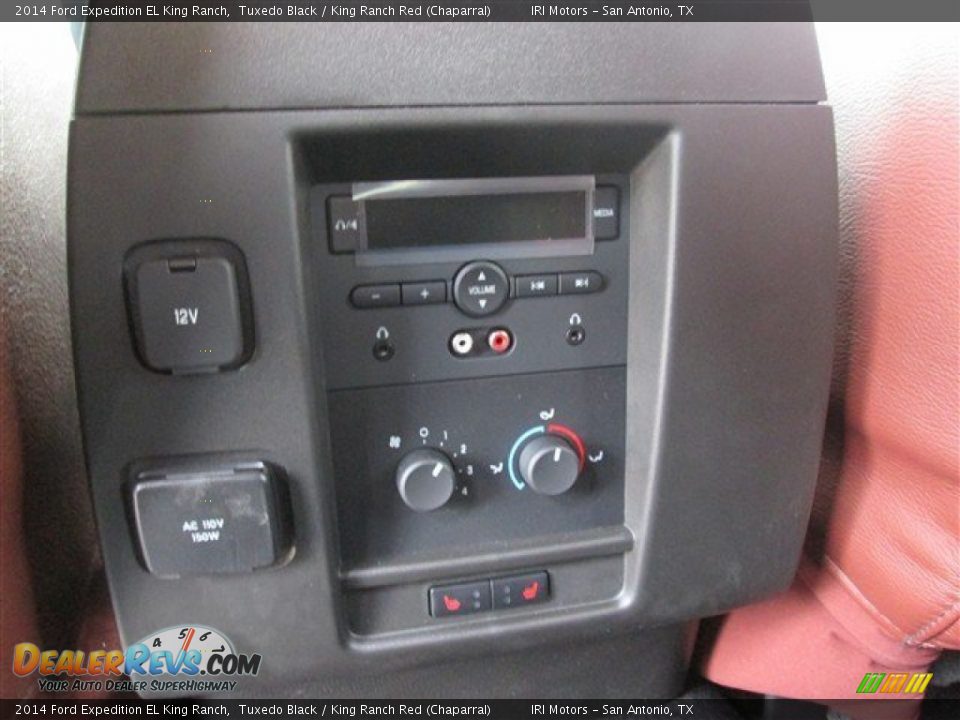 2014 Ford Expedition EL King Ranch Tuxedo Black / King Ranch Red (Chaparral) Photo #12