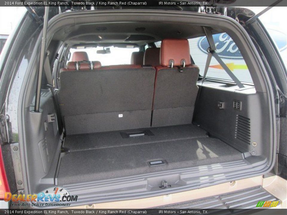 2014 Ford Expedition EL King Ranch Tuxedo Black / King Ranch Red (Chaparral) Photo #14