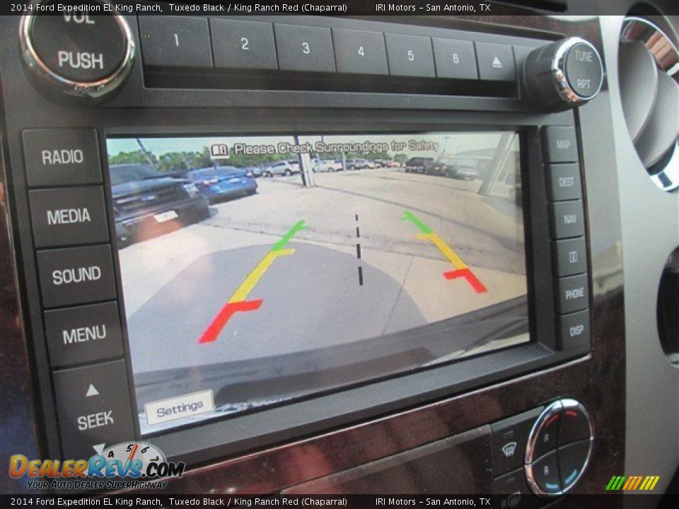 2014 Ford Expedition EL King Ranch Tuxedo Black / King Ranch Red (Chaparral) Photo #17