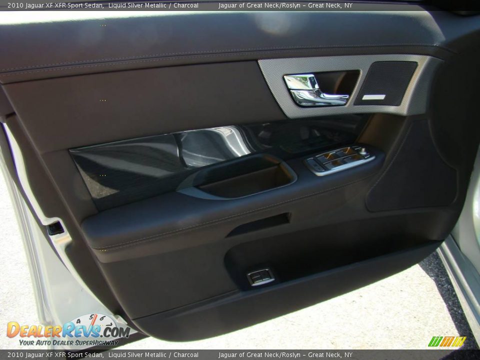 2010 Jaguar XF XFR Sport Sedan Liquid Silver Metallic / Charcoal Photo #10