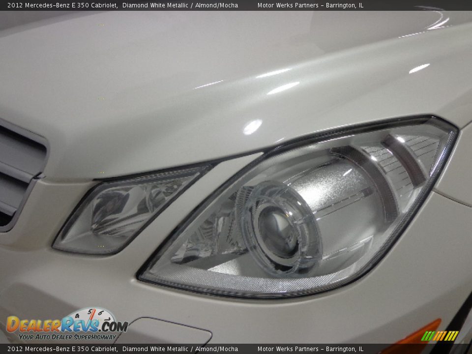 2012 Mercedes-Benz E 350 Cabriolet Diamond White Metallic / Almond/Mocha Photo #12