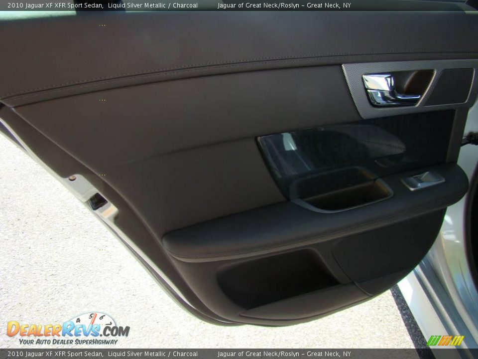 2010 Jaguar XF XFR Sport Sedan Liquid Silver Metallic / Charcoal Photo #15
