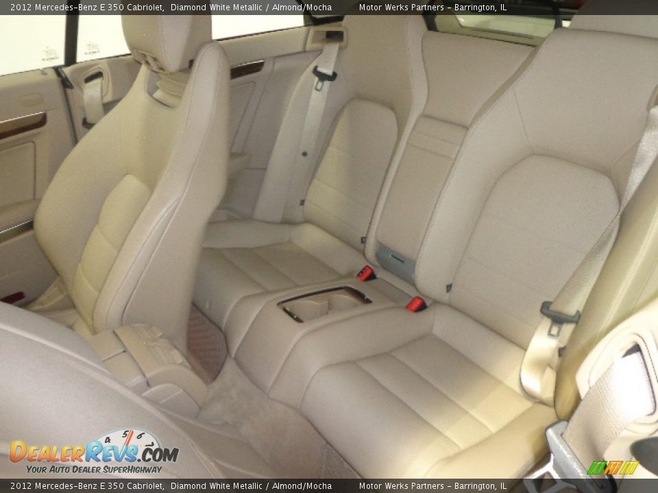 2012 Mercedes-Benz E 350 Cabriolet Diamond White Metallic / Almond/Mocha Photo #28